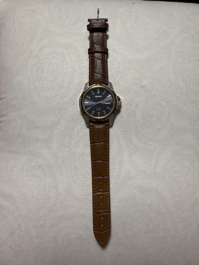 [USED] SEIKO Solar Watch 100M Waterproof Junk