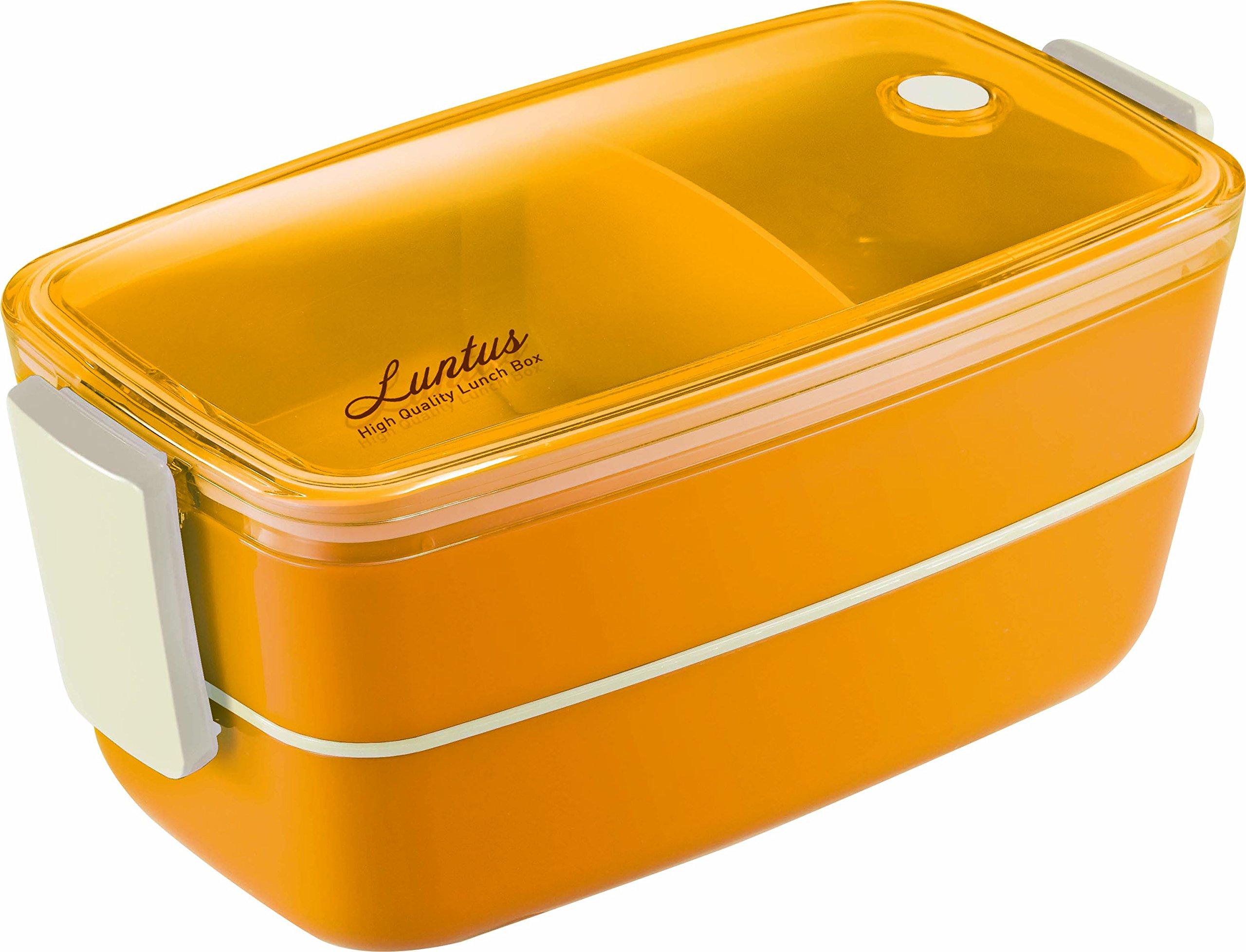 

Asbel Lunch Box 2 Tiers 570mL C Lantus Yellow 3642 SS-T570C