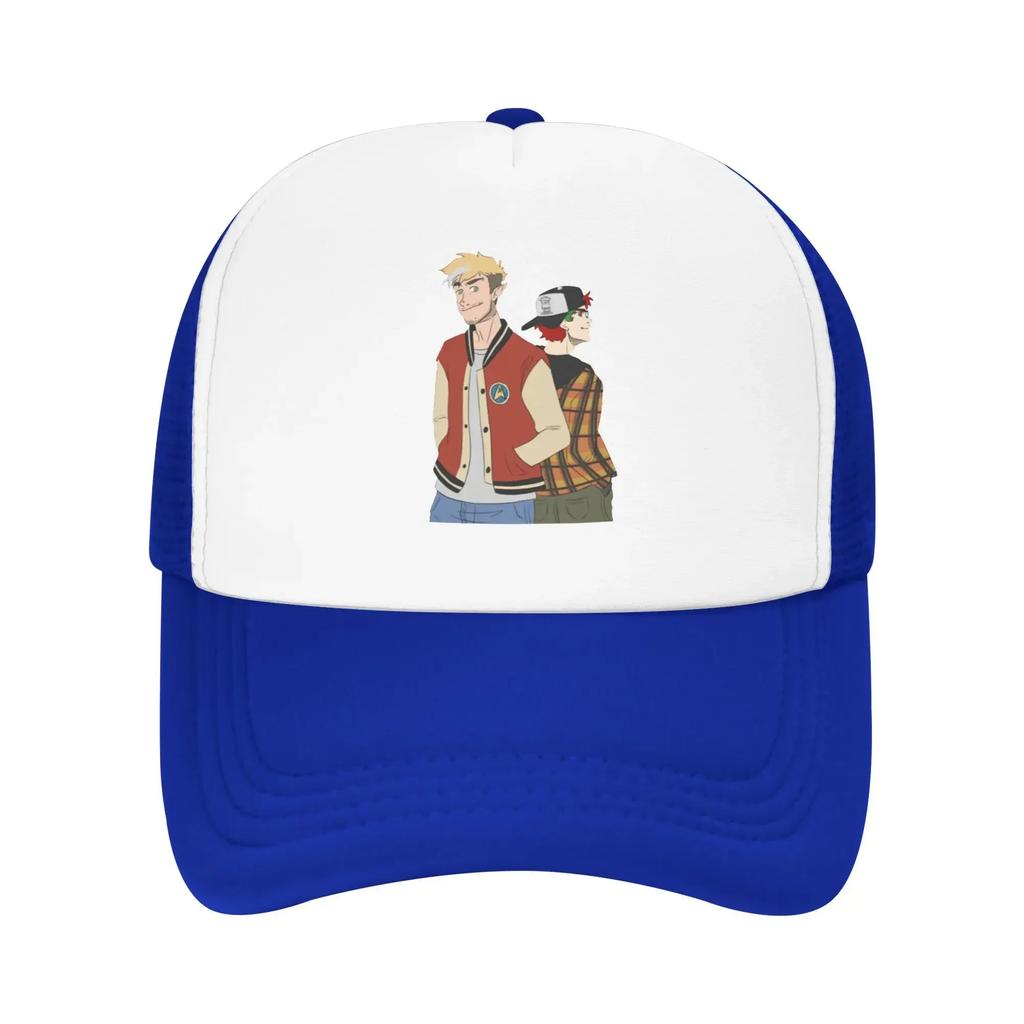 Friends Jake and Hendy Anime Cartoon Sport Mesh Baseball Caps Women  Printing Male Beach Coquette Hat Snapback Cap