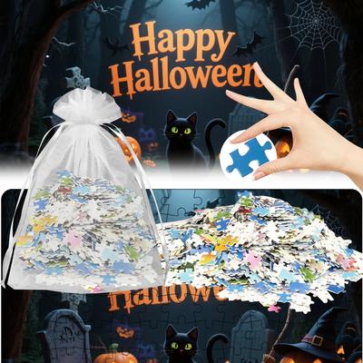 Cute Photos Of Halloween Puzzles, Puzzles, Family Education Games, Family Decoration Paintings.