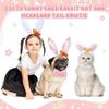 Easter Children's Rabbit Headband Pet Rabbit Hat Bow Tail Set