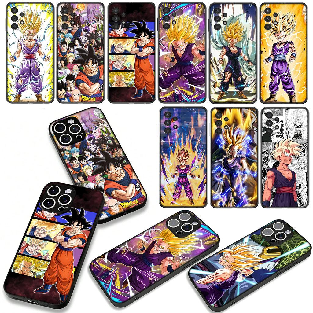for Motorola Moto G54 G05 G24 G45 G55 G75 G85 G15 G57 G86 Power Edge 50 30 Ultra Fusion neo Pro Case Dragon Son Gokus Ball Gohan
