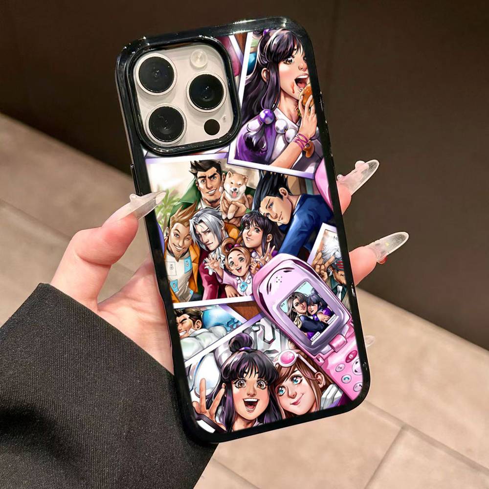 Classic Game Ace Attorney Phone Case For IPhone 17 16 15 14 13 Plus 12 11 Pro Max PC+TPU Cases Back Cover