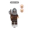 V1006 Medieval Series Soldier, Militia, Warrior, Crossbowman Building Block Toy Figurine