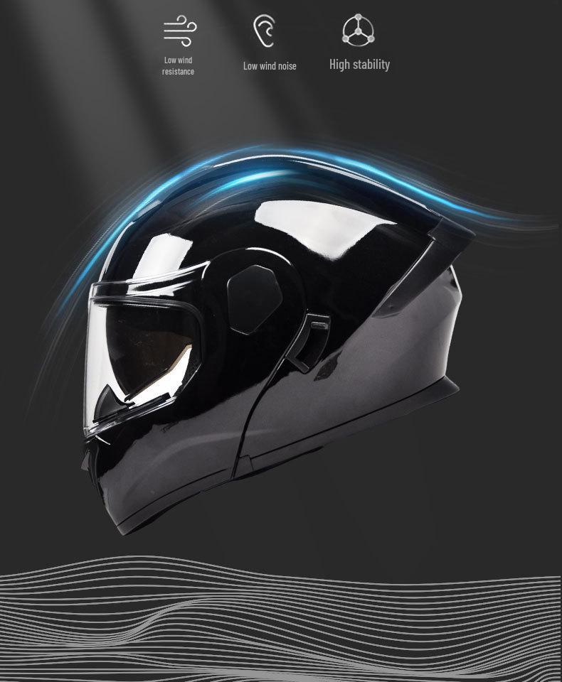AD All-Season Flip-Up Full Face Motorcycle Helmet, 3C/DOT Certified for Men and Women