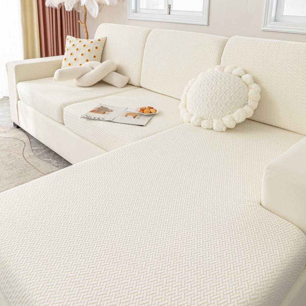 1pc Stretchable Universal Sofa Cushion Cover - Easy to Clean, Durable Slipcover for All Couches for Living Room Four Seasons