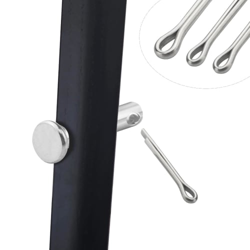 WMYCONGCONG 125-Piece Cotter Pin Set, 5 Sizes, M1.6-M4, 304 Stainless Steel, Clips, Cotter Pins for Machinery, Automotive, and Motorcycle Applications