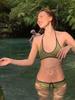 2025 Summer High-End Color Block Bikini: Thailand Pure Desire Women's Beach Vacation Swimsuit