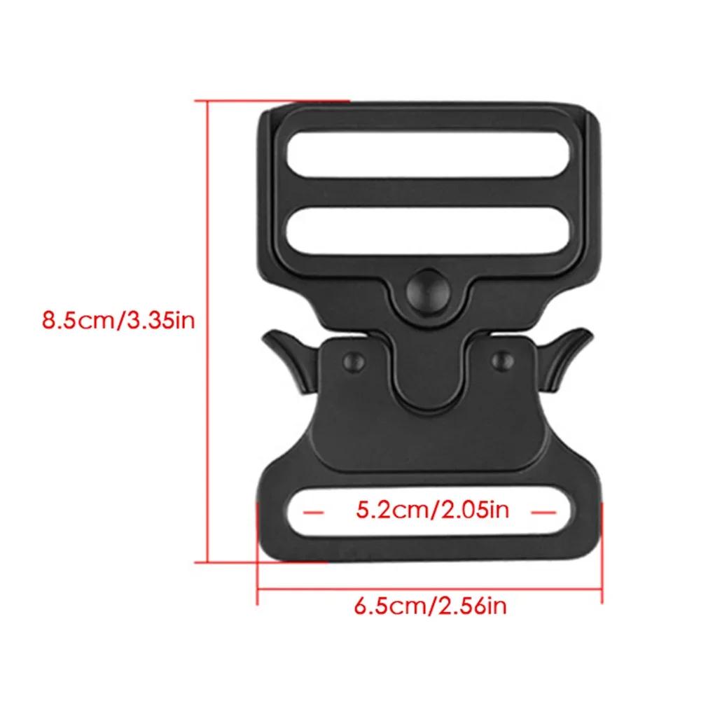 Taktische Gürtelschnalle für Herren, 50/52 mm, Nylon, Zink-Metall, Schnellverschluss, Outdoor-Kampftraining