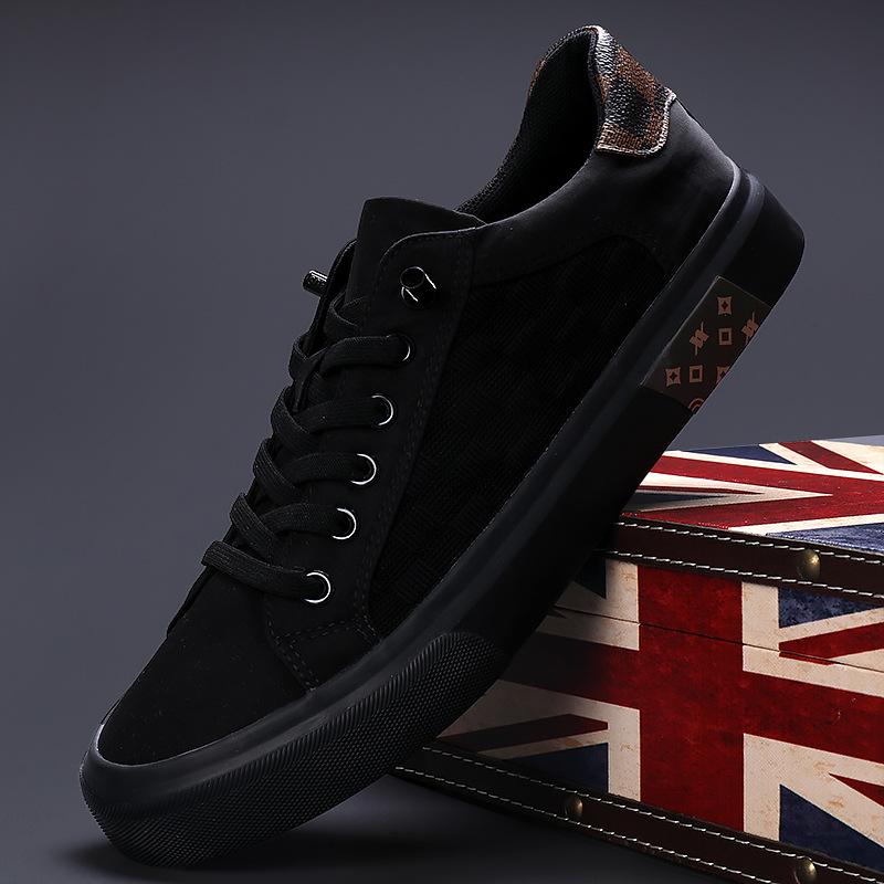Yeni İlkbahar Erkek Ayakkabıları Trend Ayakkabılar Erkek Kanvas Ayakkabılar Kore Çok Yönlü Trend Günlük Ayakkabılar Nefes Alabilen Rahat Ayakkabılar
