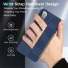 Ultra Thin Frosted Hard PC Silicone Elastic Wristband Phone Case For Samsung Galaxy S25 Edge S24 S23 Ultra Plus Shockproof Cover