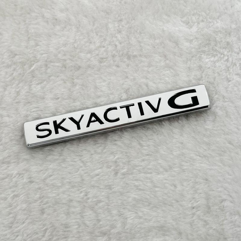 3D MX-5 SKYACTIV TECHNOLOGY SKYACTIV G Emblem Badge Set, ABS Plastic Replacement Car Sticker Decal for Mazda Miata MX5 NC ND NA