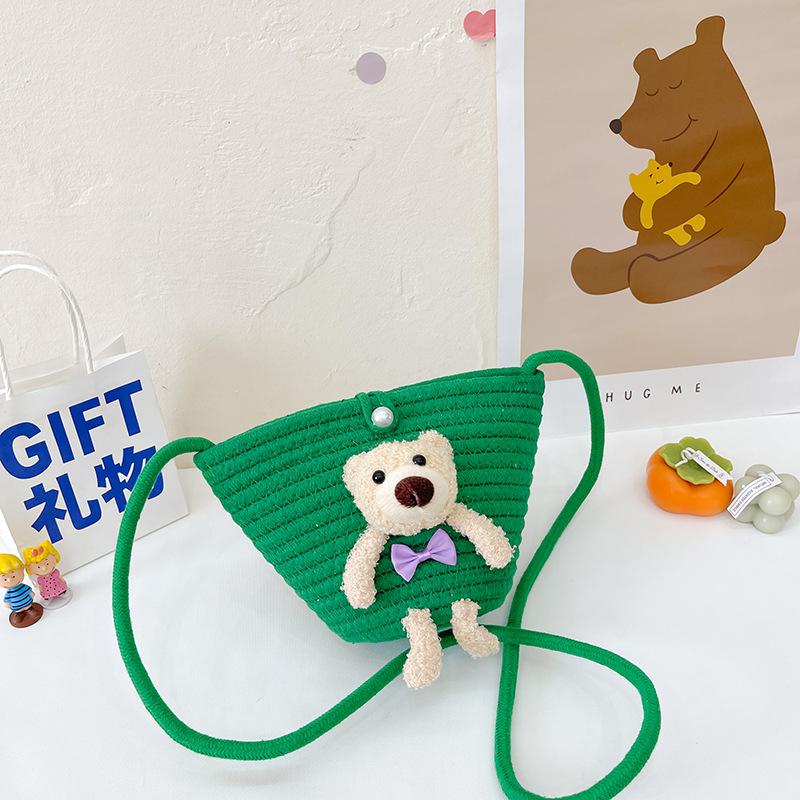 

Детская сумка для девочки милая маленькая девочка сумка-мессенджер 2025 новая мультяшная сумка через плечо для девочки детская сумка для сменной одежды тренд зелёный