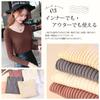 PALAME Ribbed Knit This Lightweight Knit Sweater Features a Shallow for a Sophisticated It Flatters Your Collarbones and Is Perfect for Its Highly