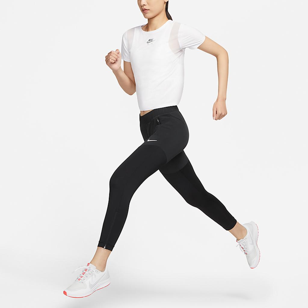 Nike Dámské běžecké fitness legíny Dri-FIT Essential Spodní díl Černá DH6980-010