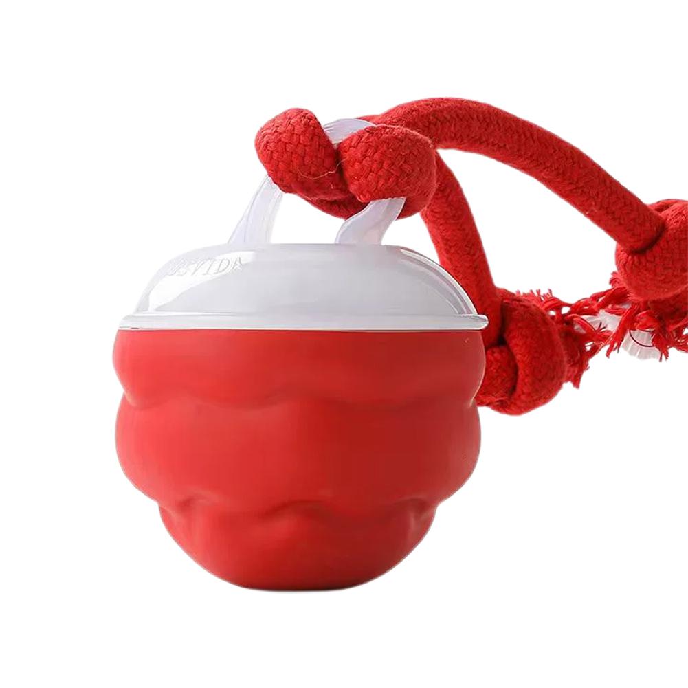Interaktiver Hundespielzeugball mit Seil, Elektronischer, Bewegungsaktivierter Rollender Ball für drinnen, Katzenspielzeug, Hundespielzeug für Welpentraining, Ball