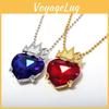 Descendants Moda Corona Cuore Collana Per Coppie Regalo