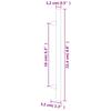 Furniture Handles 20 Pcs Silver 160 Mm Stainless Steel