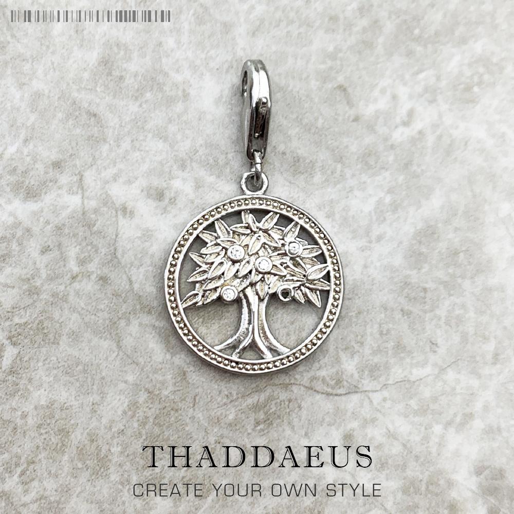 

Tree of Life Round Pendant Charm Spring 925 Silver Elegant Women Girls Jewelry Gifts