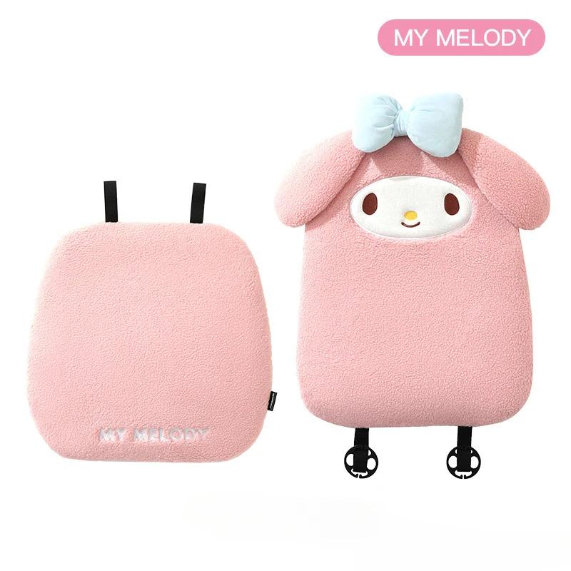Cartoon Sanrio Car Seat Cushions for All Seasons Kawaii My Melody Winter Rear Seat Cover Car Cushions Cute Car Accessories