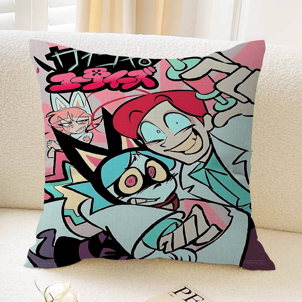 Popular Animation P-Psycho Cuties Cushion Cover Pillow Cover Decor Pillowcase Printed Cushion Case For Couch