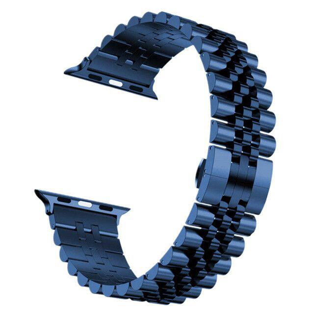 Stainless Steel Strap For Apple Watch Band 40mm 44mm 42mm 45mm 49mm Luxury Metal Bracelet for IWatch Series 1 2 3 4 5 6 7 8 9 SE