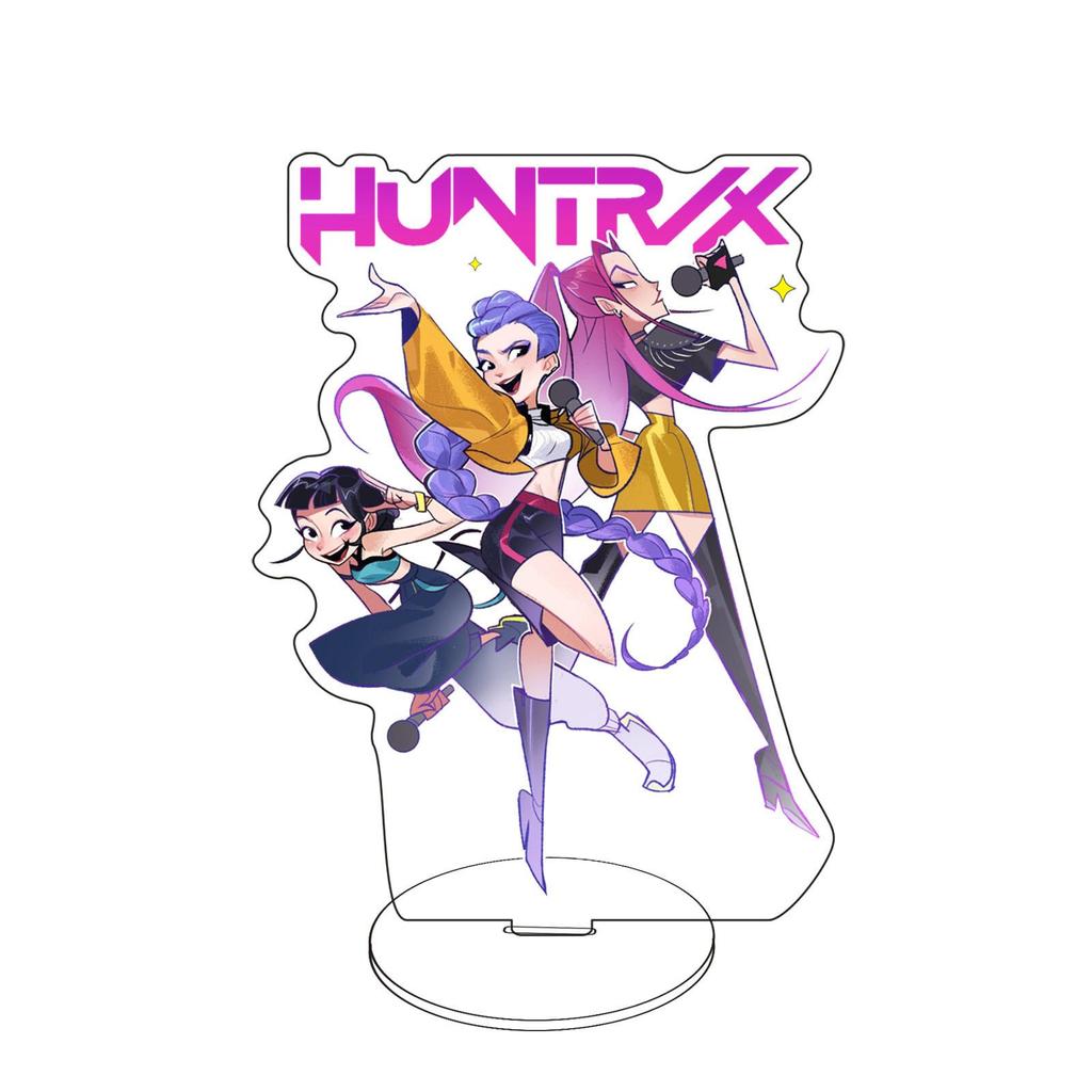 K-Pop Dämonenjäger Charakter Standmodell Gruppe Jäger Rumi Ejia Audrey Figur Acryl Displayständer Anime Dekor Mädchen Geschenk