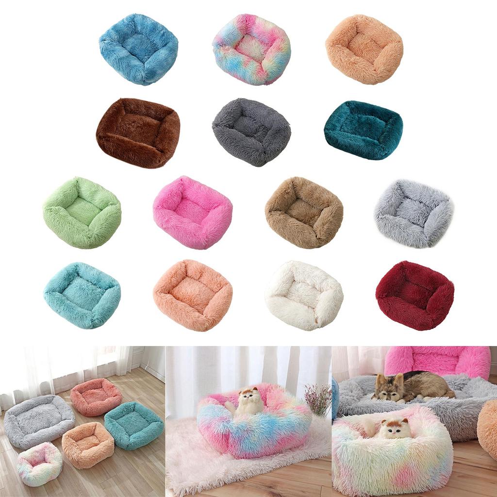 Creative Pet Couch Bed Thicken Cover Nest for Dogs and Cats Soft Plush Comfortable Sofa Multiple Colors