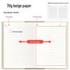 32k Hardcover Business & Student Notebook - Thick, Simple Diary Book