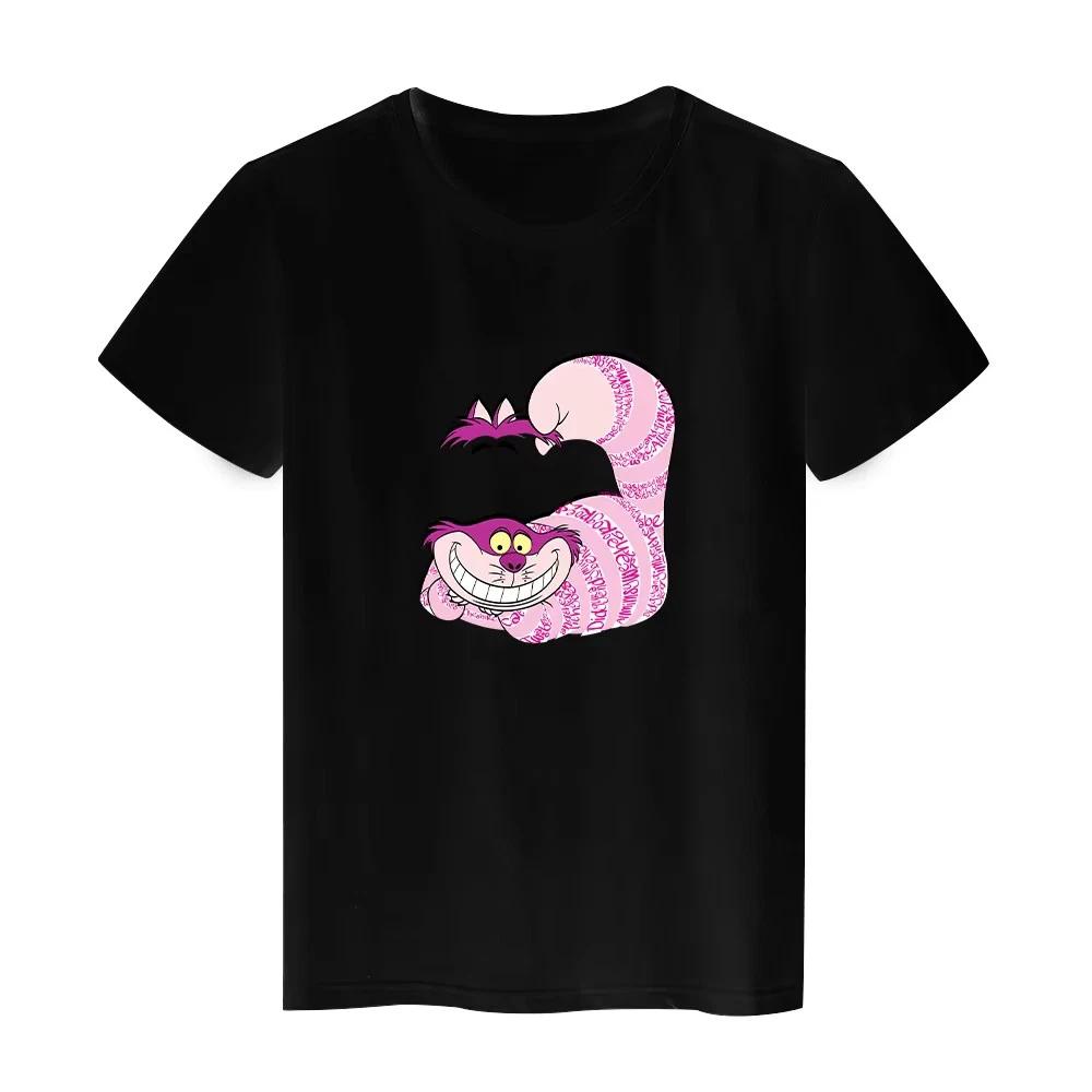 Fun Cat Cute Alice In Wonderland Tshirt Unisex Unisex Unisex 4 S