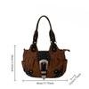 Ladies Millennial Spice Shoulder Bag Large Capacity Vintage Rivet Locomotive Tote Bag