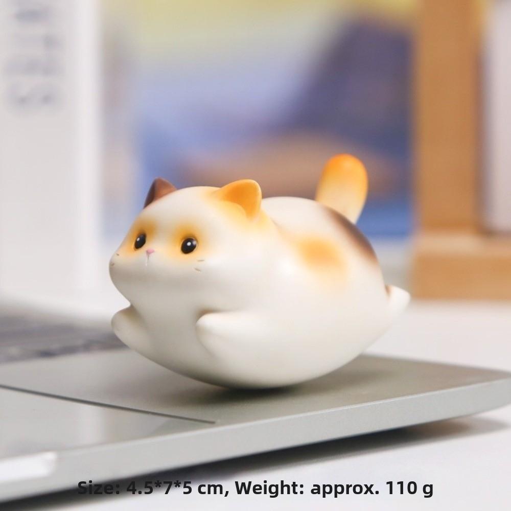 

Gifts Cartoon Fu Rui Cat Rocking Figurine Home Decor Creative Cat Doll Mini Siamese Cat Desktop Decoration