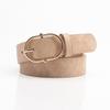 Female Belt, Alloy Pin Buckle, Soft and Comfortable Jeans Belt, Girls' Clothing Matching Belt