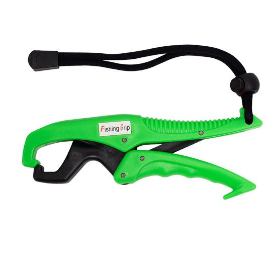 2Pcs Floating Fish Lip Gripper Set Ergonomic Handle Safety Locking Mechanism Non-Puncture Fish Control Pliers Tools with Lanyard