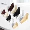 4Pcs 90 Degree Gusseted Angle Connector Brackets Rustproof Corrosion Resistant Gusset Corner Brace Fasteners