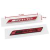 Car Sticker 1pc 3D ABS Chrome Red Black Logo AMG Emblem Car Fender Side Badge Decal For Mercedes Benz GLE W167 W166 AMG Sticker