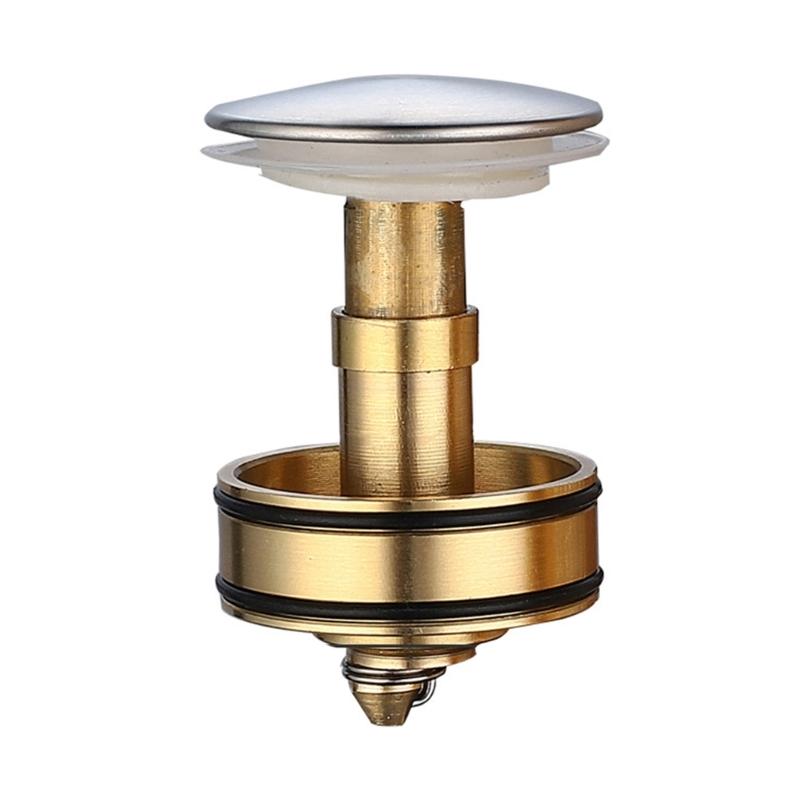 Copper Drain Filter Bounce Cores Sink Drain Plug Sink Basins Drain Basket Sink Stoppers for Bathroom Kitchen