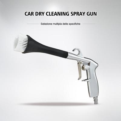 Car Beauty Tools Tornado Blower Gun With Brush Dust Blower Cleaning Brush Efficient Dry Cleaning Gun Spray Gun Car Cleaning Tool