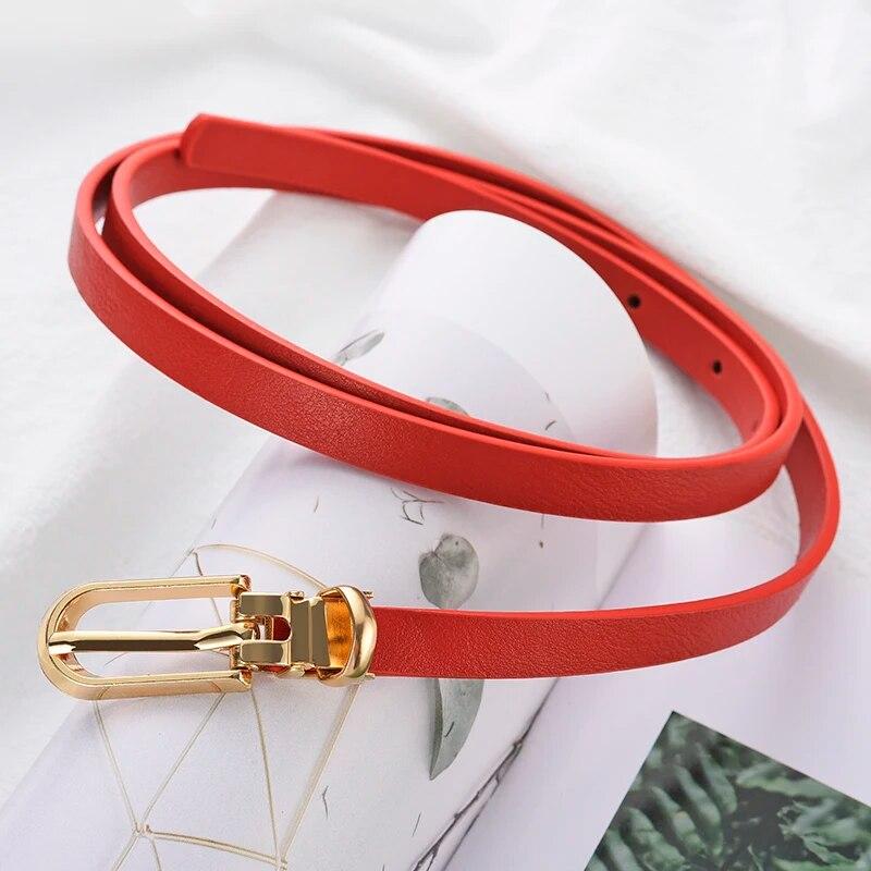 1pc Damen Gürtel Einfache Mode Vielseitig Nadel Schnalle Gürtel Weichen Pu Leder Gürtel Mit Kleid Mantel Jeans Dünnen Gürtel Frauen Bund