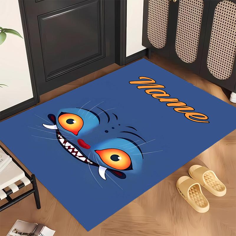 Derpy Tiger (1) Personlig namn Kontorsmatta Snygg Dekoration för Vardagsrum Sovrum Kök