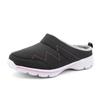 Fashion Winter Style Plush Warm Cotton Shoes Half-Support Casual Shoes Thickened Slippers Lazy Shoes Women's Shoes Lightweight Couples