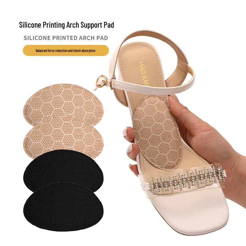 Silicone Anti-Slip Arch Support Insoles for Adults & Kids with Flat Feet