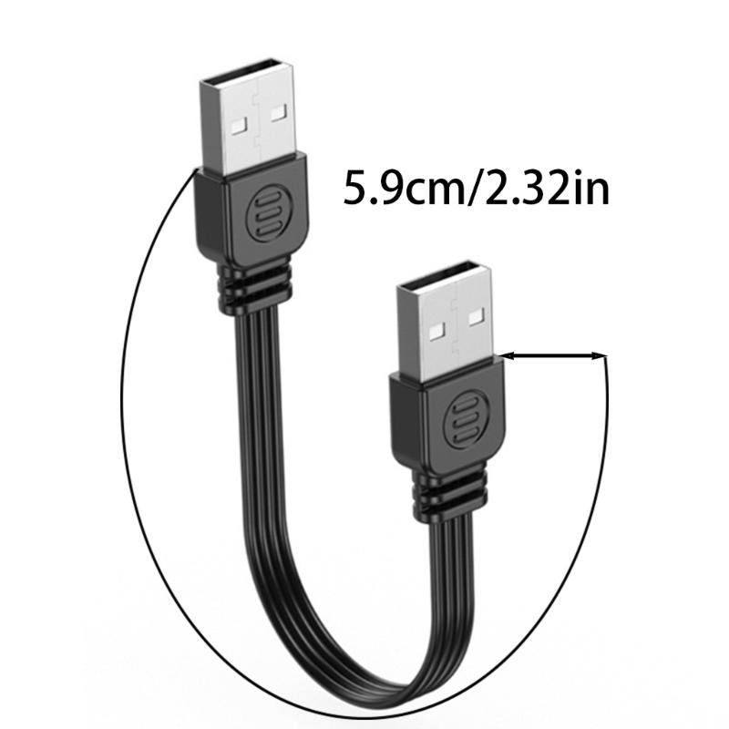 5-100cm USB 2.0 to USB 2.0 Conversion Adapter Cable Converter Wire Support 2A Fast Charging & 480Mbps Data Transfer