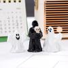 13PCS Halloween Figurine  Landscape Desktop Decoration Set Miniature  Ornament Resin Crafts For Party Home
