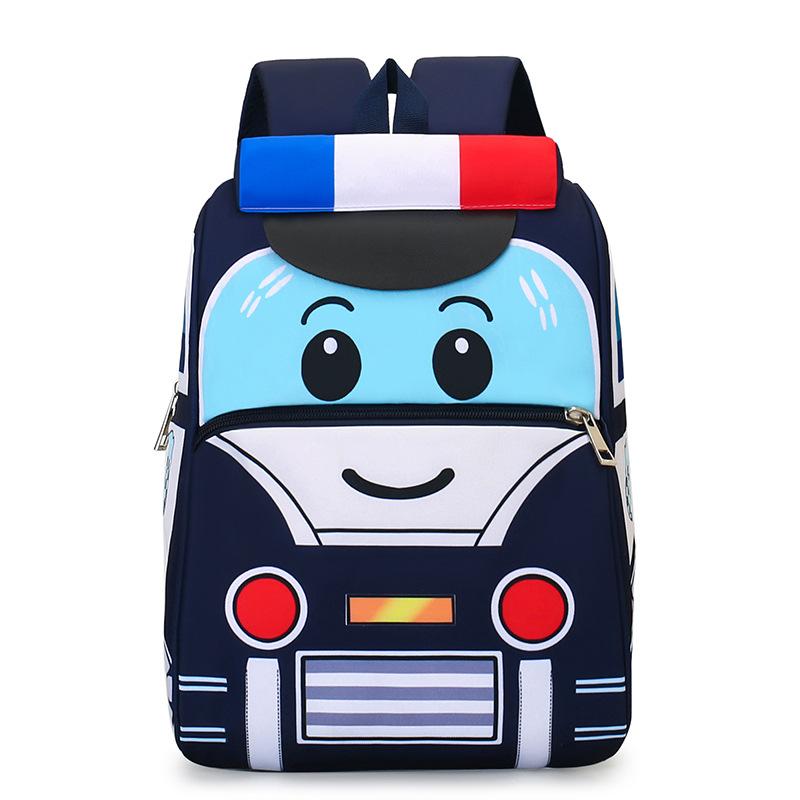 

Car schoolbag Primary school students Kindergarten large class 1-2 grades Backpack outing snacks Children s backpack тёмно-синий