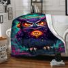 1pc Owl Blanket, Lightweight Flannel Throw Blanket for Sofa, Bed, Travel, Camping, Living Room, Office, Couch, Chair, and Bed