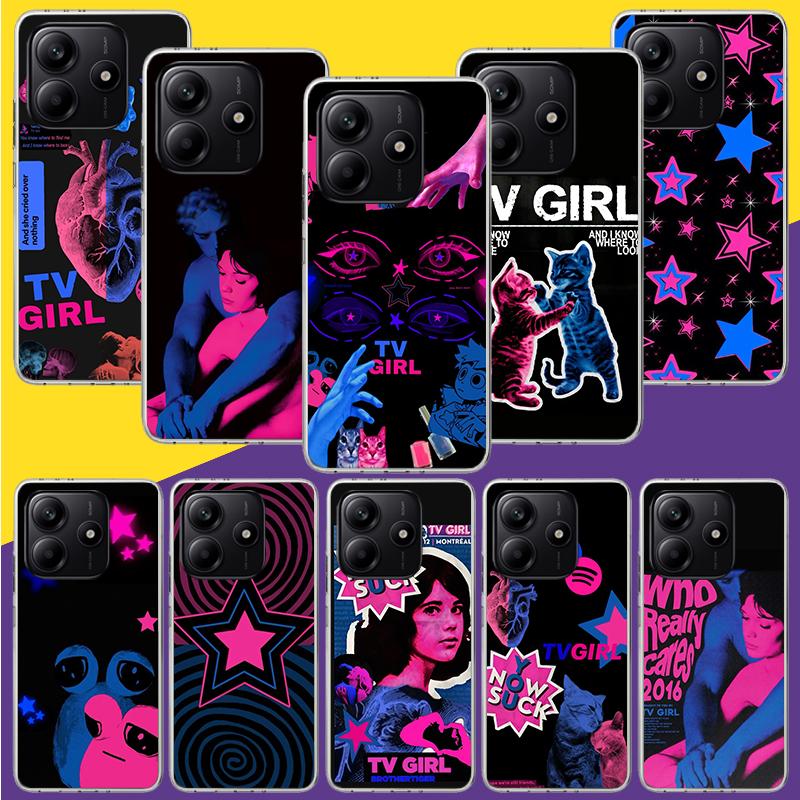 TV Girl Album Handyhülle Für Xiaomi Redmi Note 15 14 13 12S 12 Pro Plus 11S 11E 11 11T 10S 10 Kunst Weiches Muster Abdeckung Redmi Note