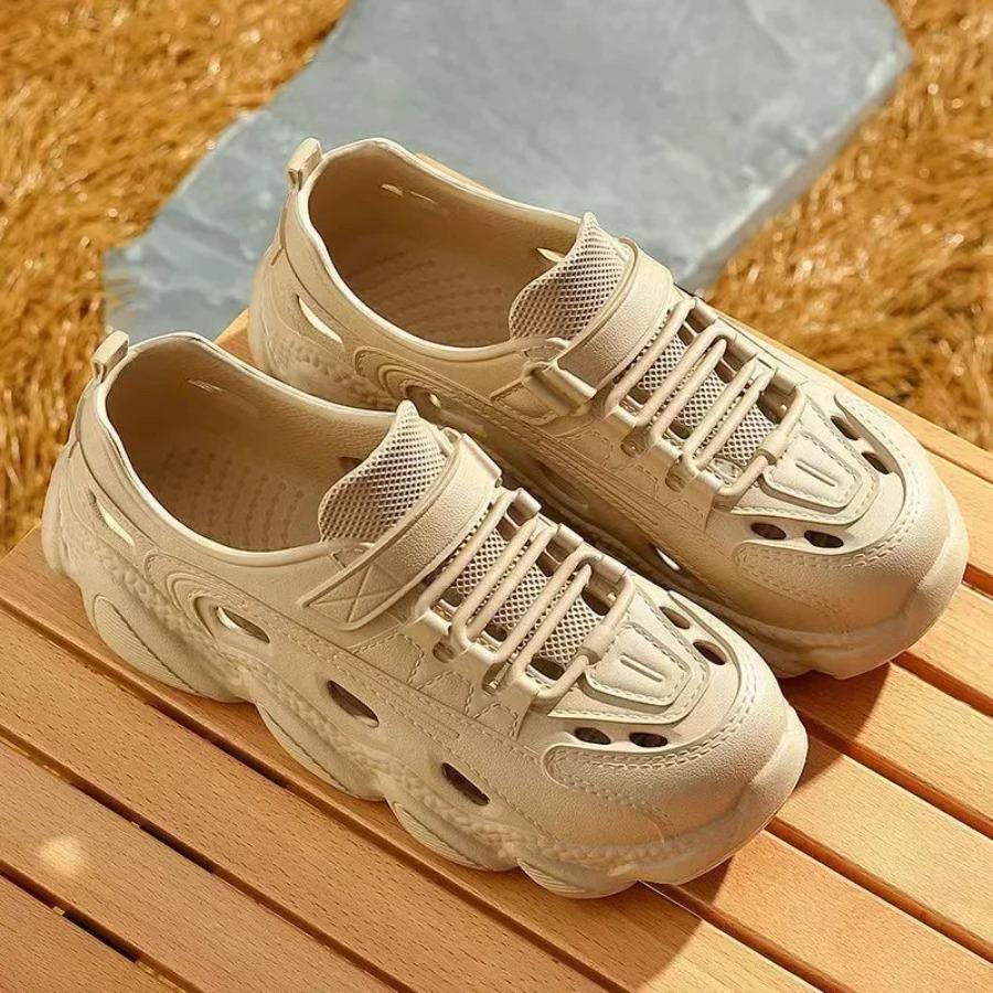 2025 Trendy Men's Sandals Outdoor Wear Thickened Anti-slip Wear-resistant Fashion EVA Moulded Couples Clog Shoes Wholesale