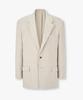 Man On The Boon Cotton Herringbone Suit Jacket_Beige 4716151009