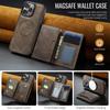 Retro Flip Leather Phone Case For iPhone 16 Pro Max 17 Air 15 Plus 14 13 12 Wallet Cards Magnetic Wireless Charging Back Cover